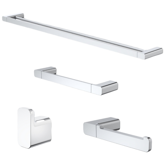 Caroma Luna Bathroom Accessories Bundle - Chrome