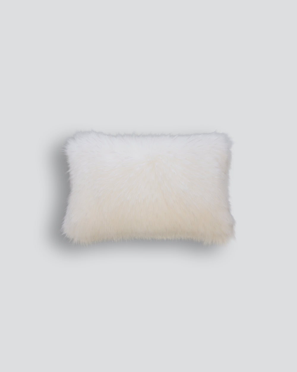norwegian fox imitation fur rectangle cushion