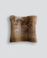 Luxury Imitation Fur Cushion - Sable