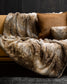 Sable imitation fur throw from Furtex