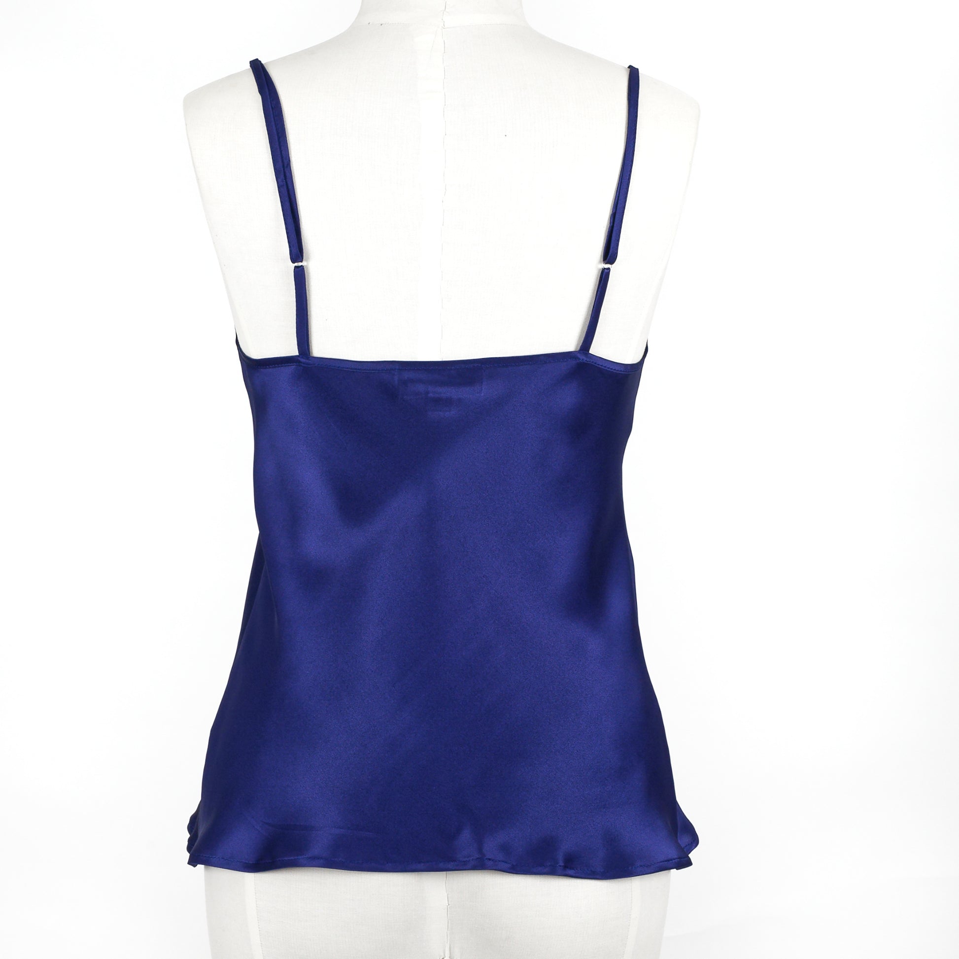 Silk camisole in dark blue from Carmen Kirstein