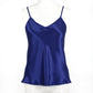 Silk camisole in dark blue from Carmen Kirstein