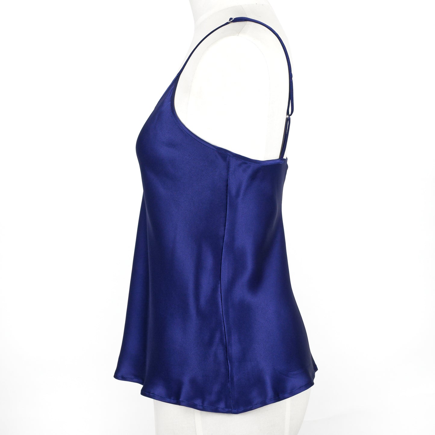 Silk camisole in dark blue from Carmen Kirstein