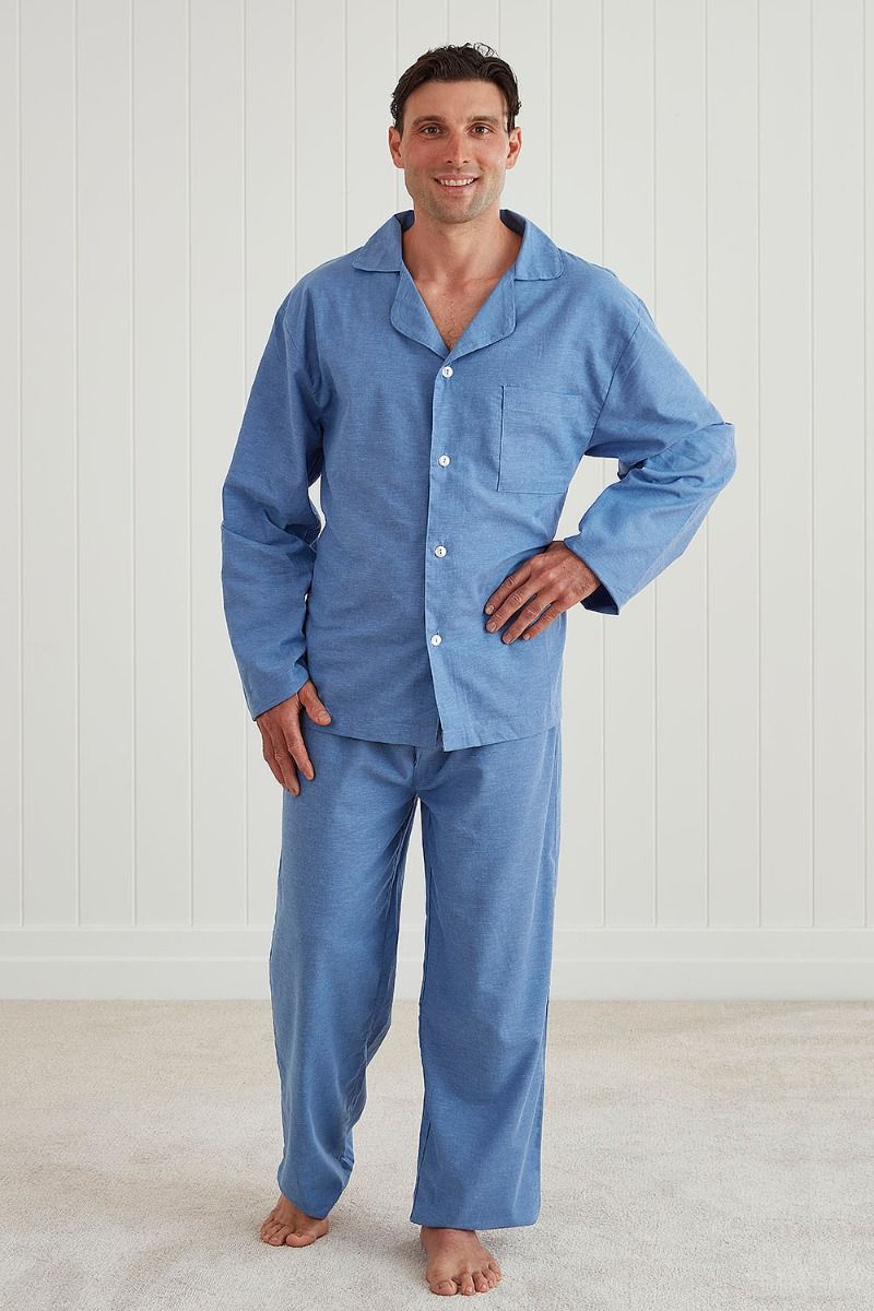 Theo men's cotton linen pyjama set from Baksana