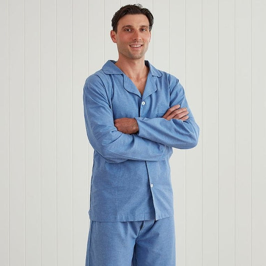 Theo men's cotton linen pyjama set from Baksana